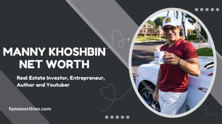 How Much Is Real Estate Mogul Manny Khoshbin's Net Worth?